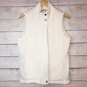 Coldwater Creek White Sweater Vest